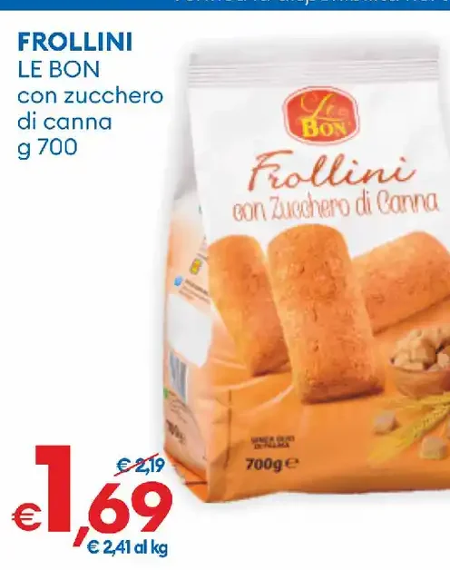 Frollini con zucchero di canna