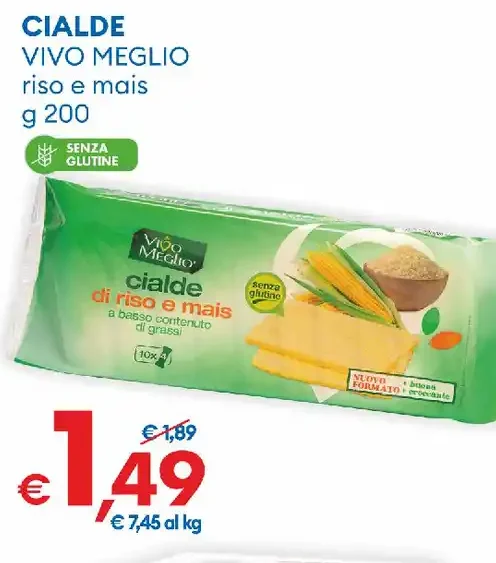 Cialde di riso e mais