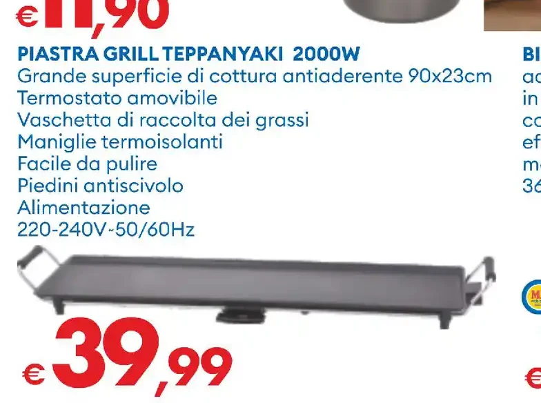 Piastra grill Teppanyaki