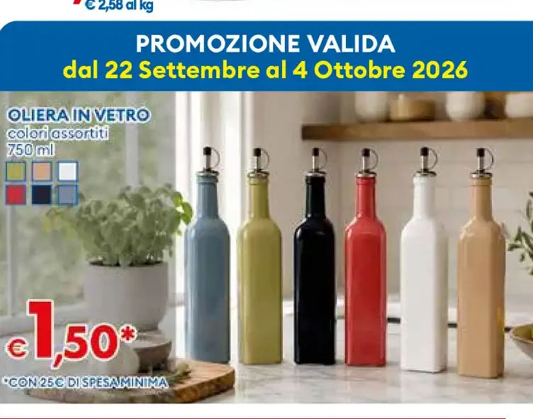 Oliera in vetro
