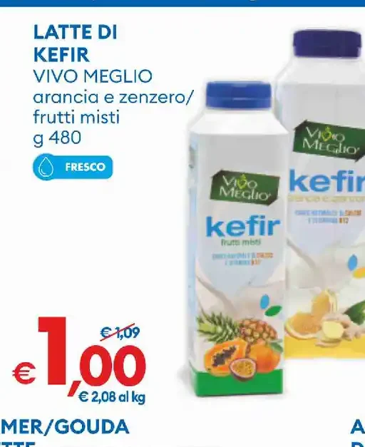 Latte di kefir