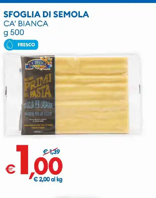 Sfoglia di semola
