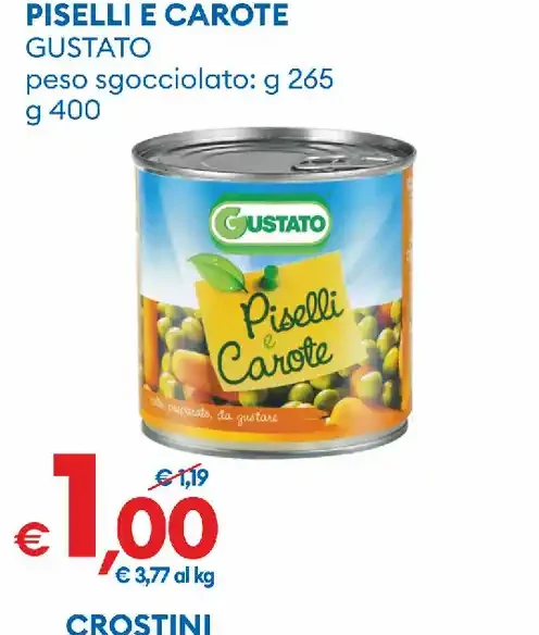 Piselli e carote