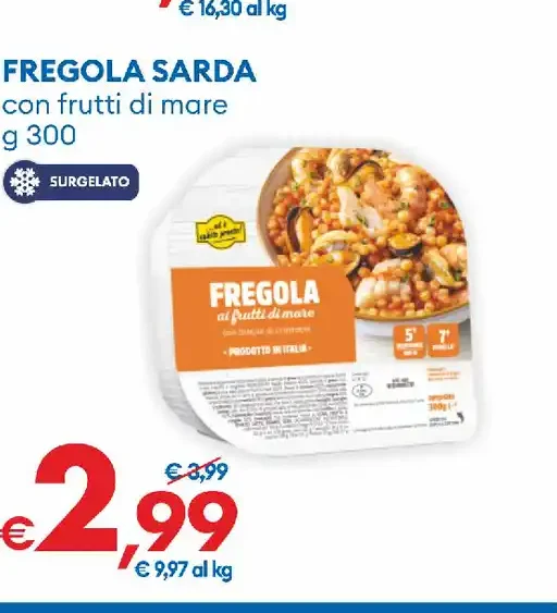 Fregola sarda con frutti di mare