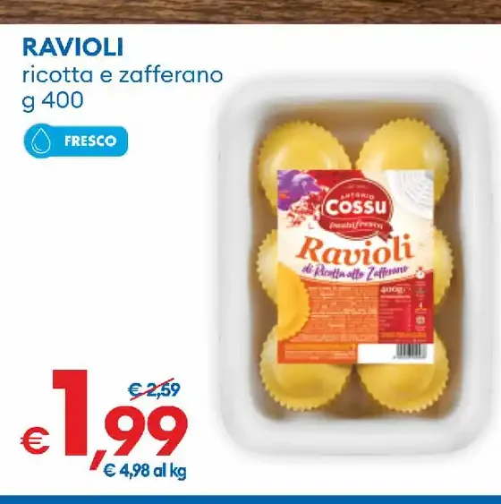 Ravioli ricotta e zafferano