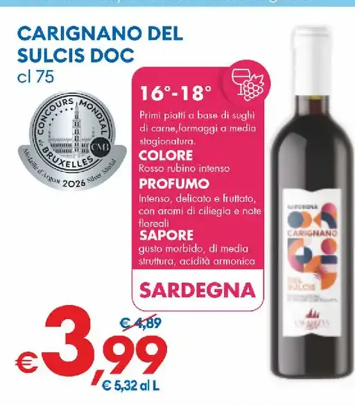 Carignano del Sulcis DOC