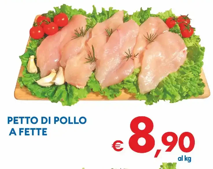 Petto di pollo a fette