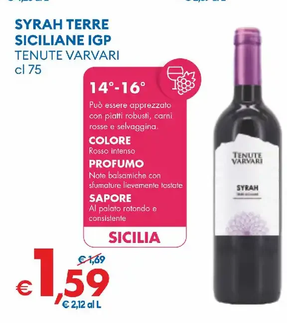 Syrah Terre Siciliane IGP Tenute Varvari