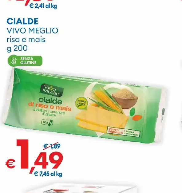 Cialde riso e mais Vivo Meglio