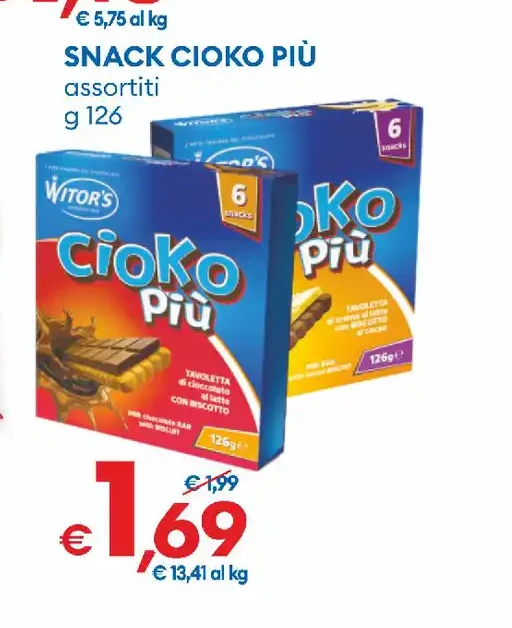 Snack Cioko Più assortiti