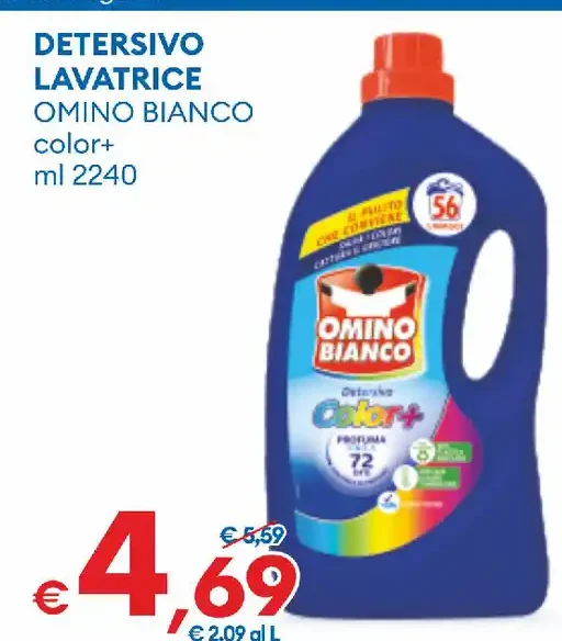Detersivo lavatrice Omino Bianco color+