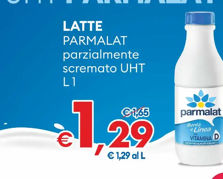 Latte parzialmente scremato UHT