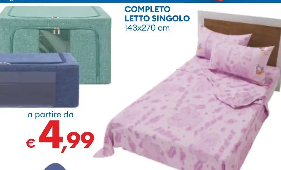 Completo letto singolo