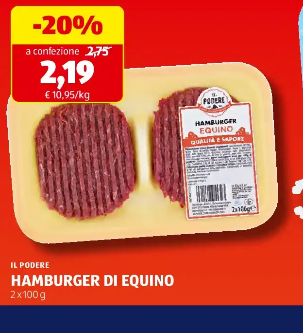 Hamburger di equino