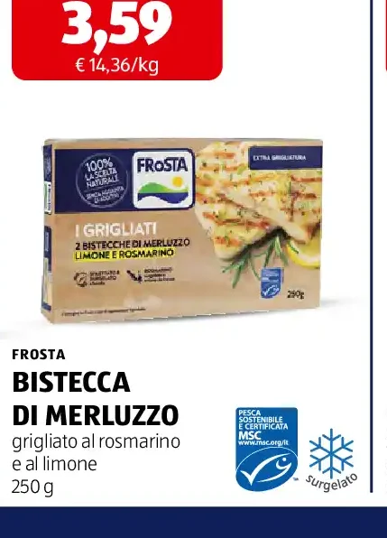 Bistecca di merluzzo