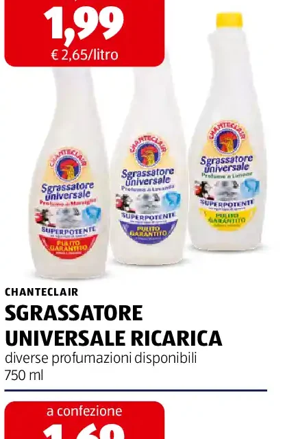 Sgrassatore universale ricarica