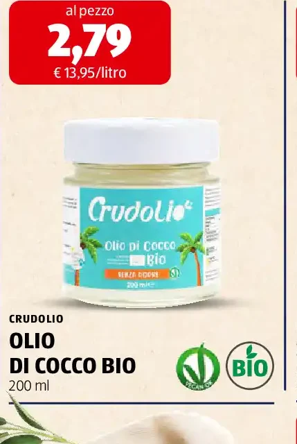 Olio di cocco bio