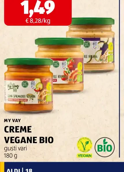 Creme vegane bio