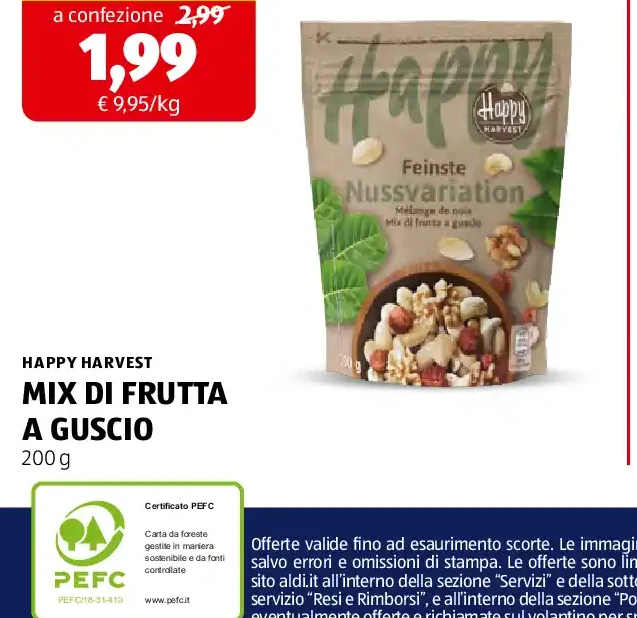 Mix di frutta a guscio