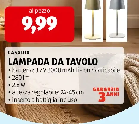 Lampada da tavolo