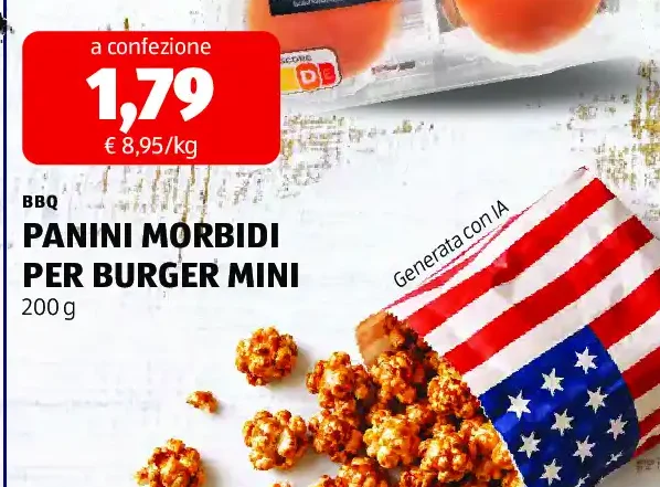 Panini morbidi per burger mini