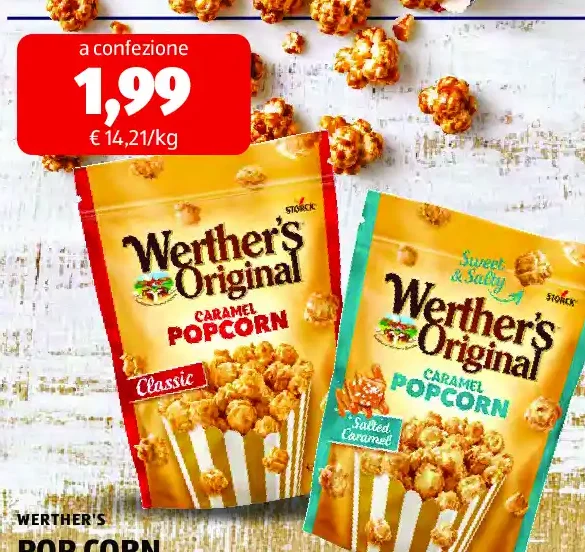 Pop corn al caramello