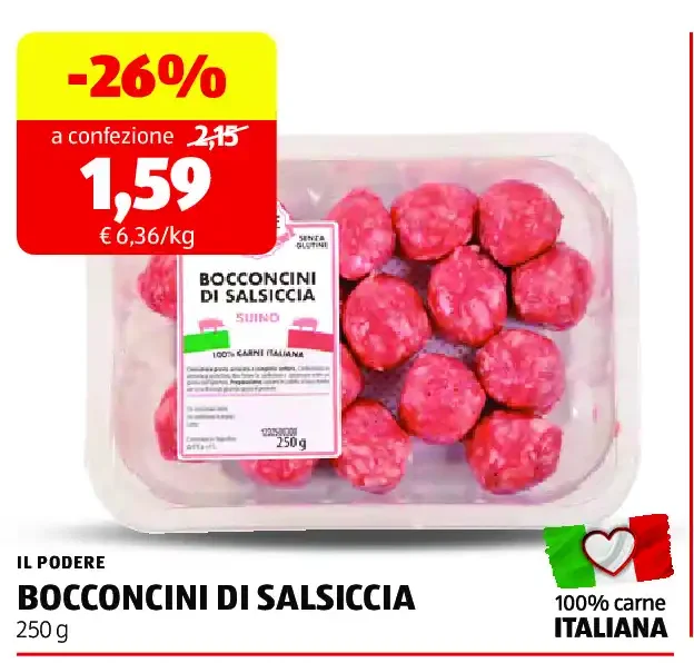 Bocconcini di salsiccia