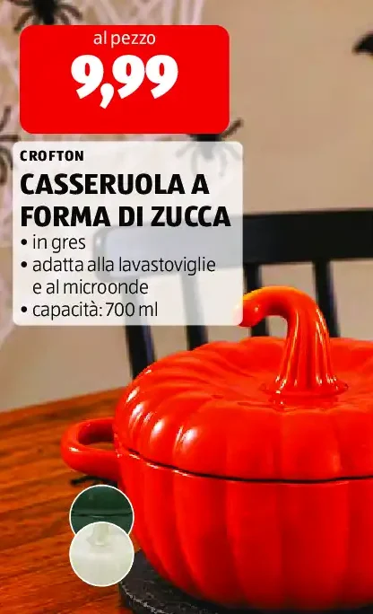 Casseruola a forma di zucca