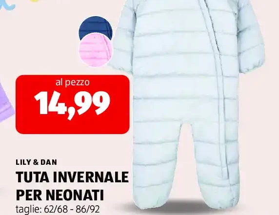 Tuta invernale per neonati