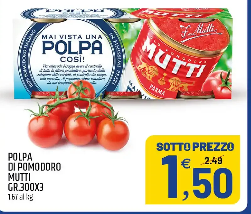Polpa di pomodoro Mutti