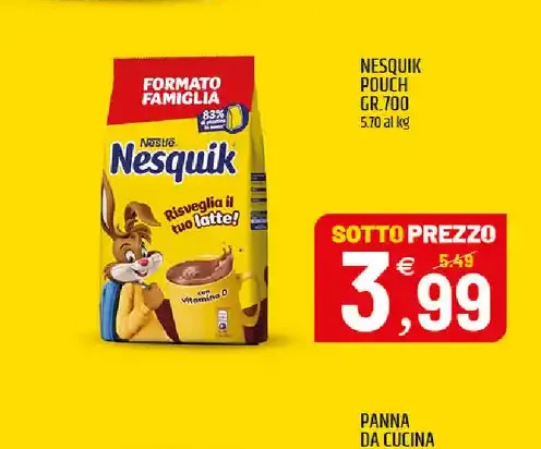Nesquik pouch
