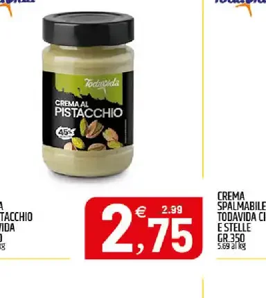 Crema al pistacchio Todavìda