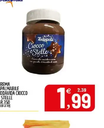 Crema spalmabile Todavìda cioccolato e stelle