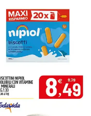 Biscottini Nipiol solubili