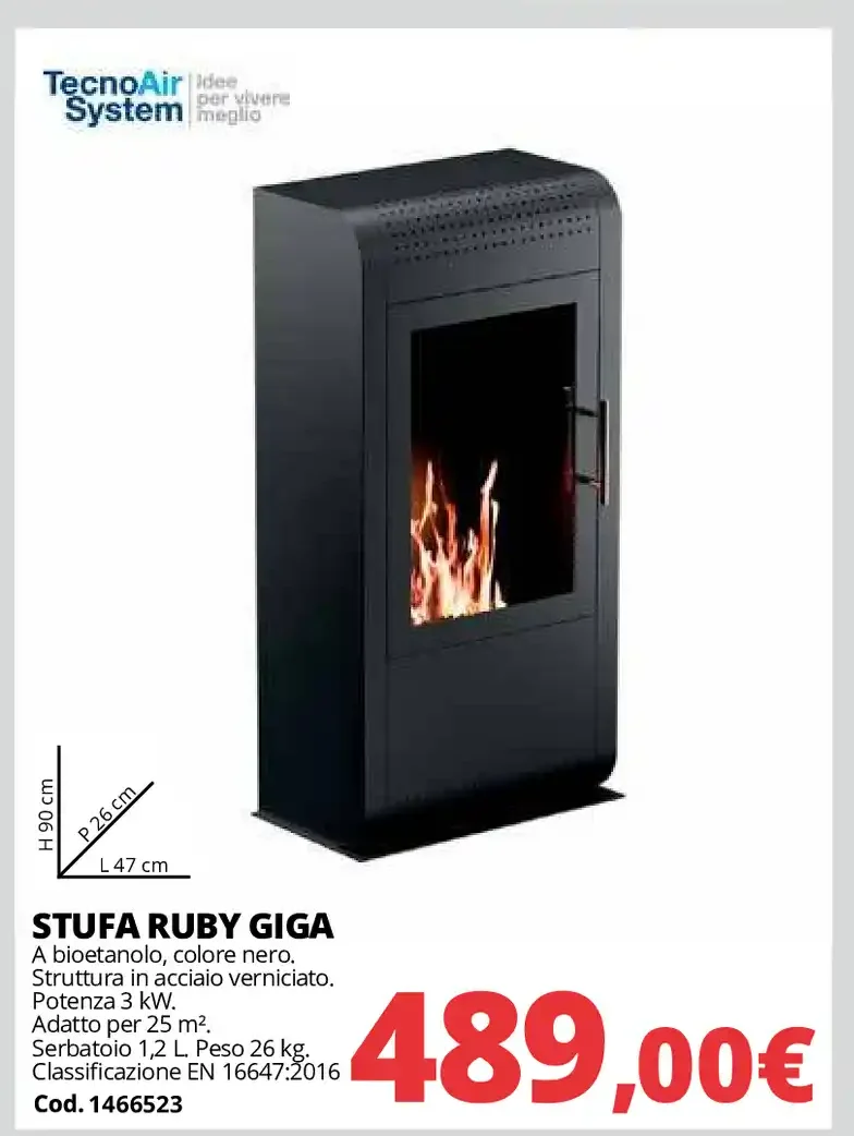Stufa Ruby Giga