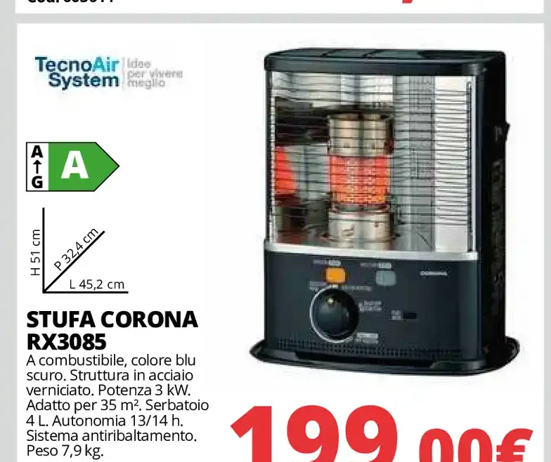 Stufa Corona RX3085