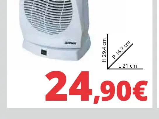Termoventilatore oscillante