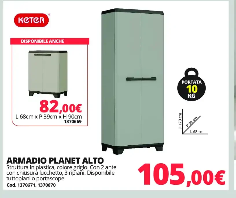 Armadio Planet Alto