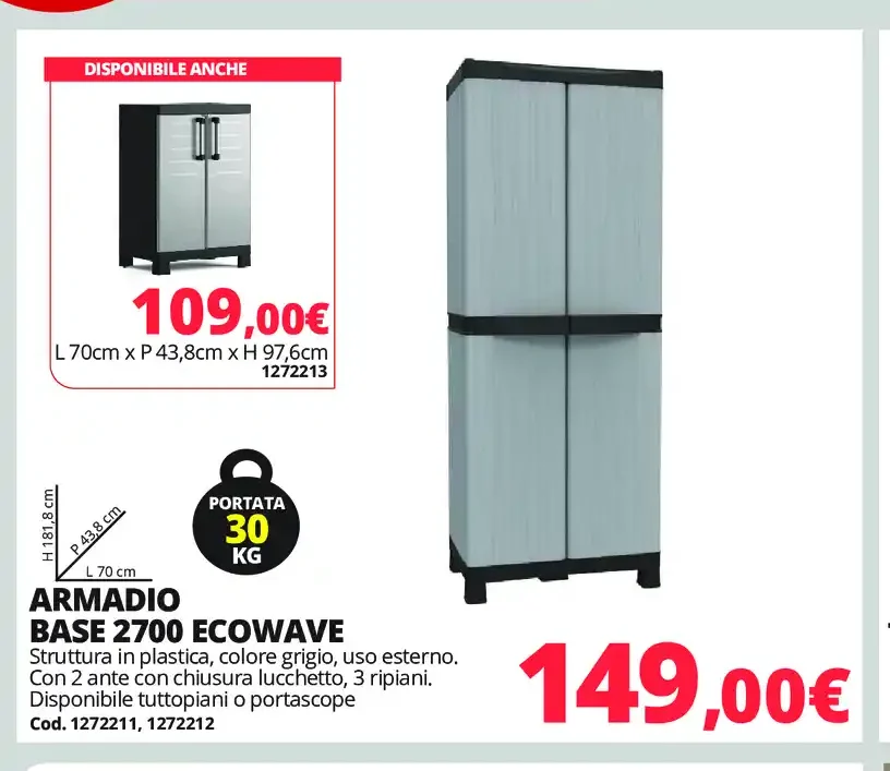 Armadio Base 2700 Ecowave