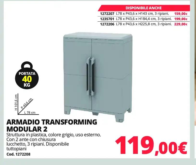 Armadio Transforming Modular 2