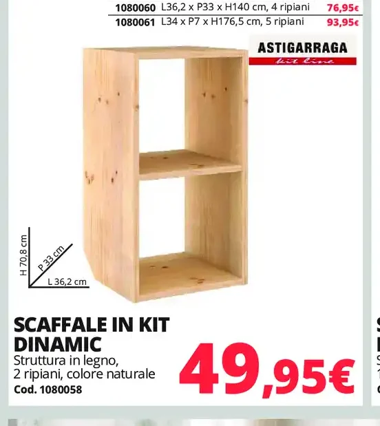 Scaffale in kit Dynamic