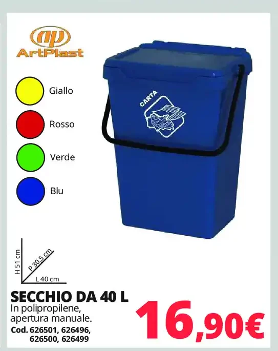 Secchio da 40 L
