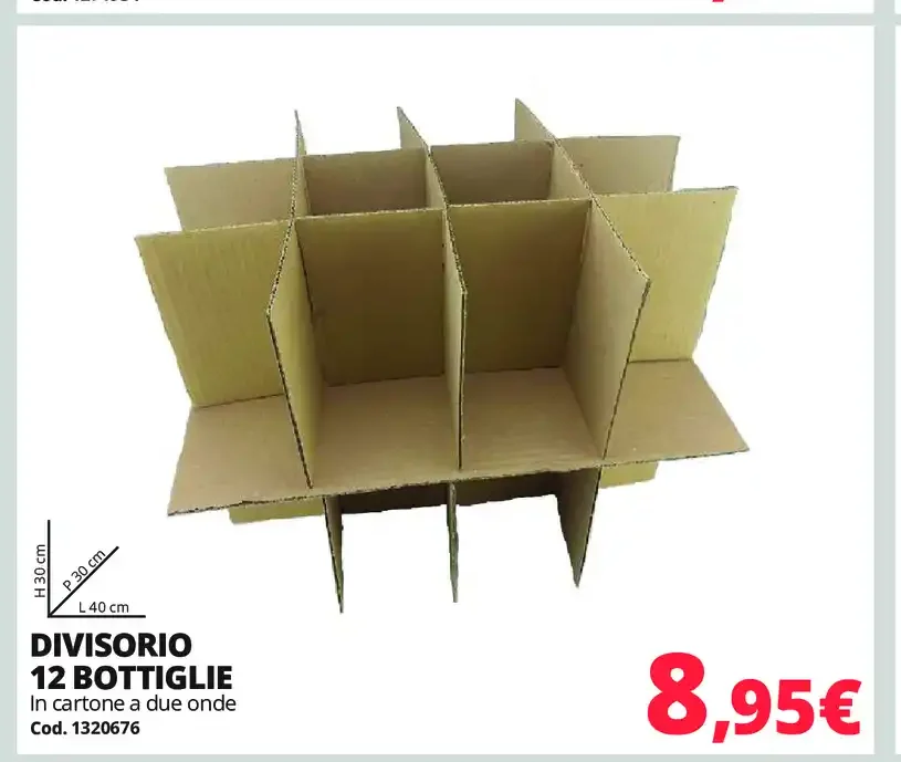 Divisorio 12 bottiglie