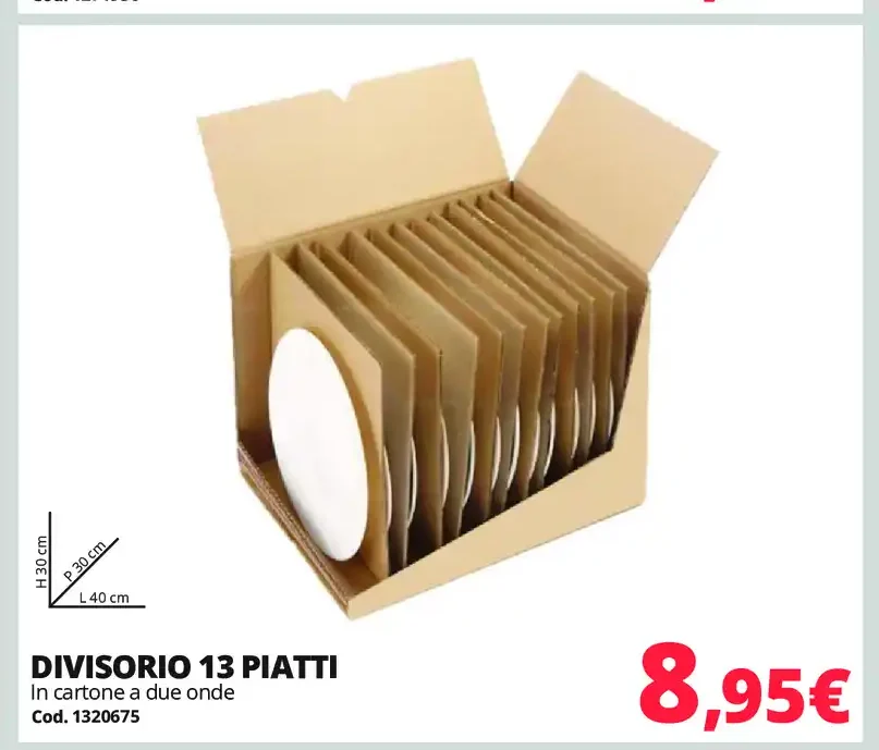 Divisorio 13 piatti