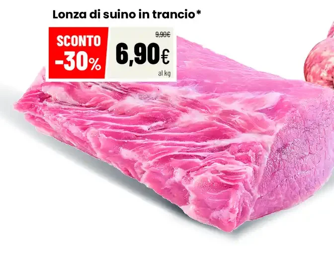 Lonza di suino in trancio