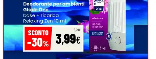 Deodorante per ambienti Glade One