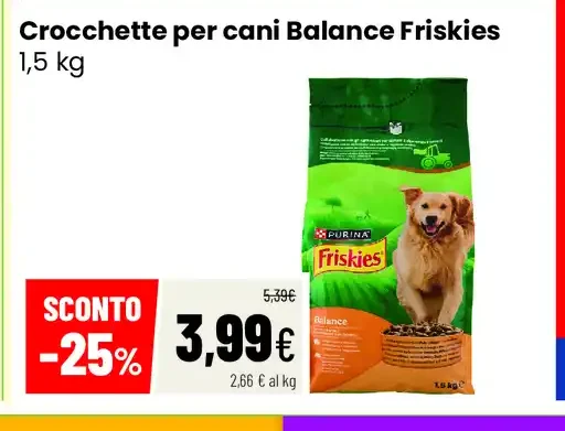 Crocchette per cani Balance Friskies