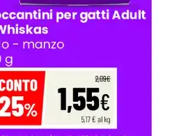 Croccantini per gatti Adult 1+ Whiskas