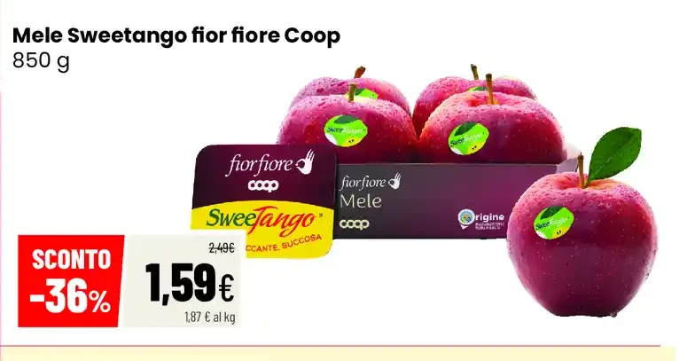 Mele Sweetango fior fiore Coop