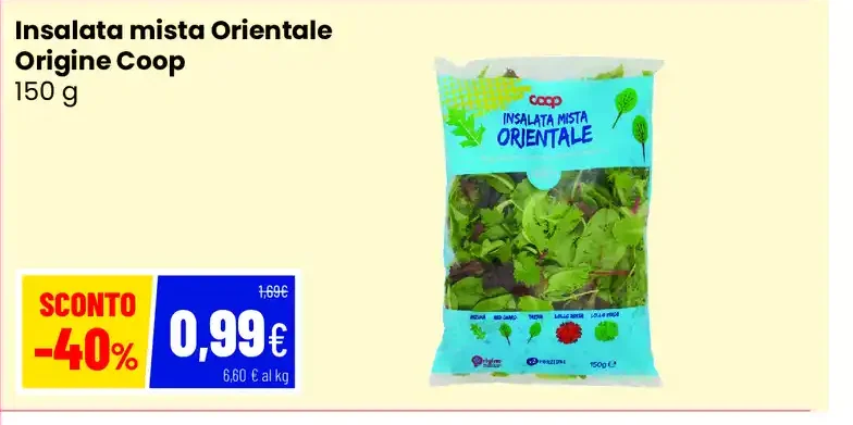 Insalata mista Orientale Origine Coop